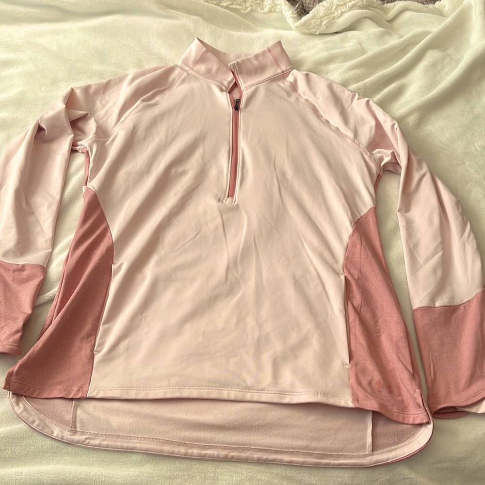 Wome’s Under Armour  ColdGear® ½ Zip in pink